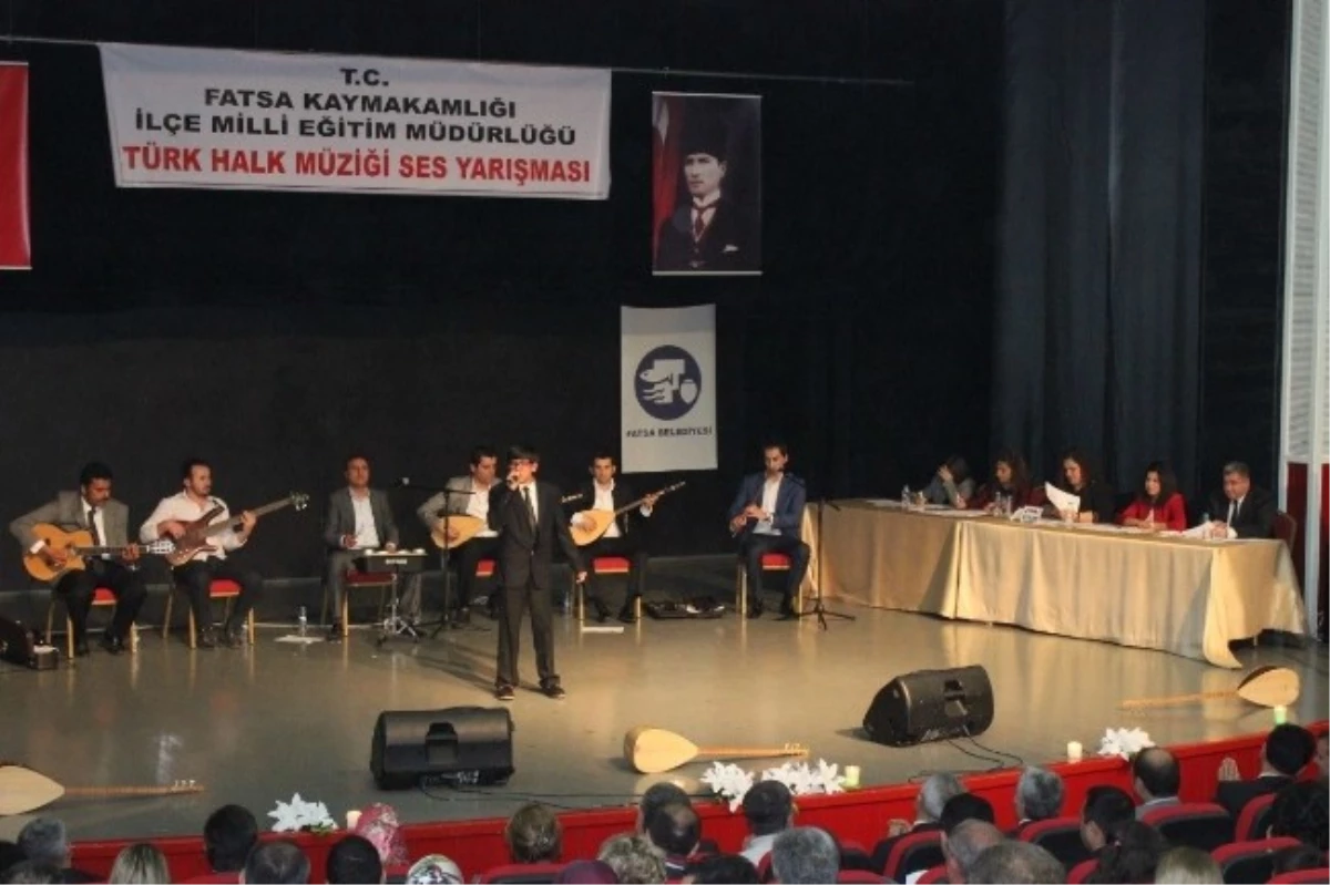 Fatsa\'da Türk Halk Müziği Ses Yarışması Yapıldı