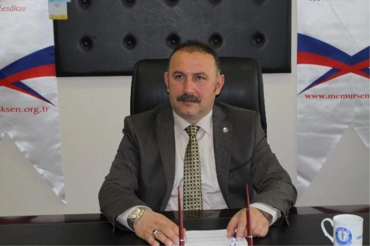 Sağlık-Sen Kastamonu Şubesi Başkanı Mehmet Öz Açıklaması