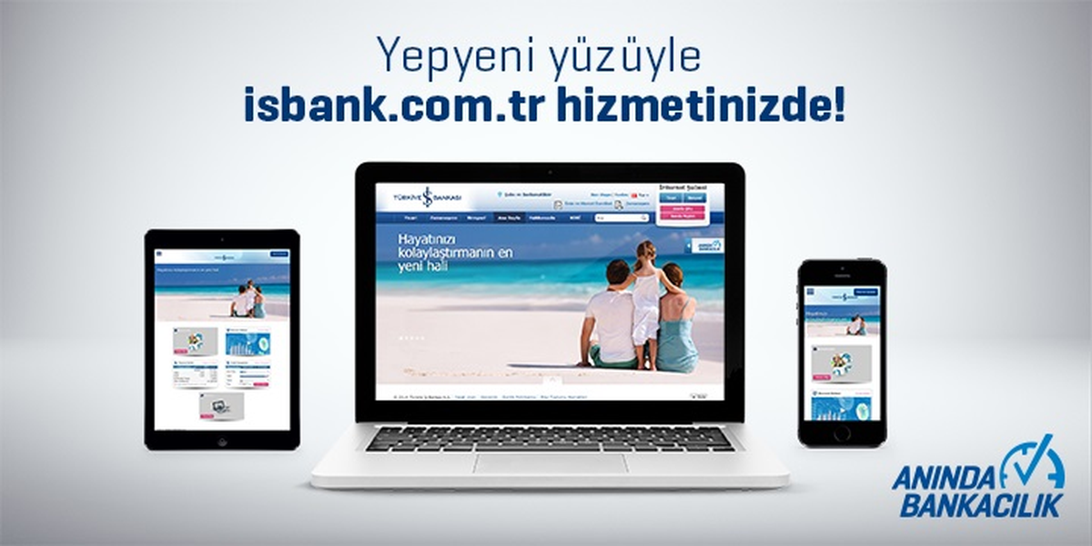 Türkiye\'nin İlk Banka İnternet Sitesi İsbank.com.tr Yenilendi