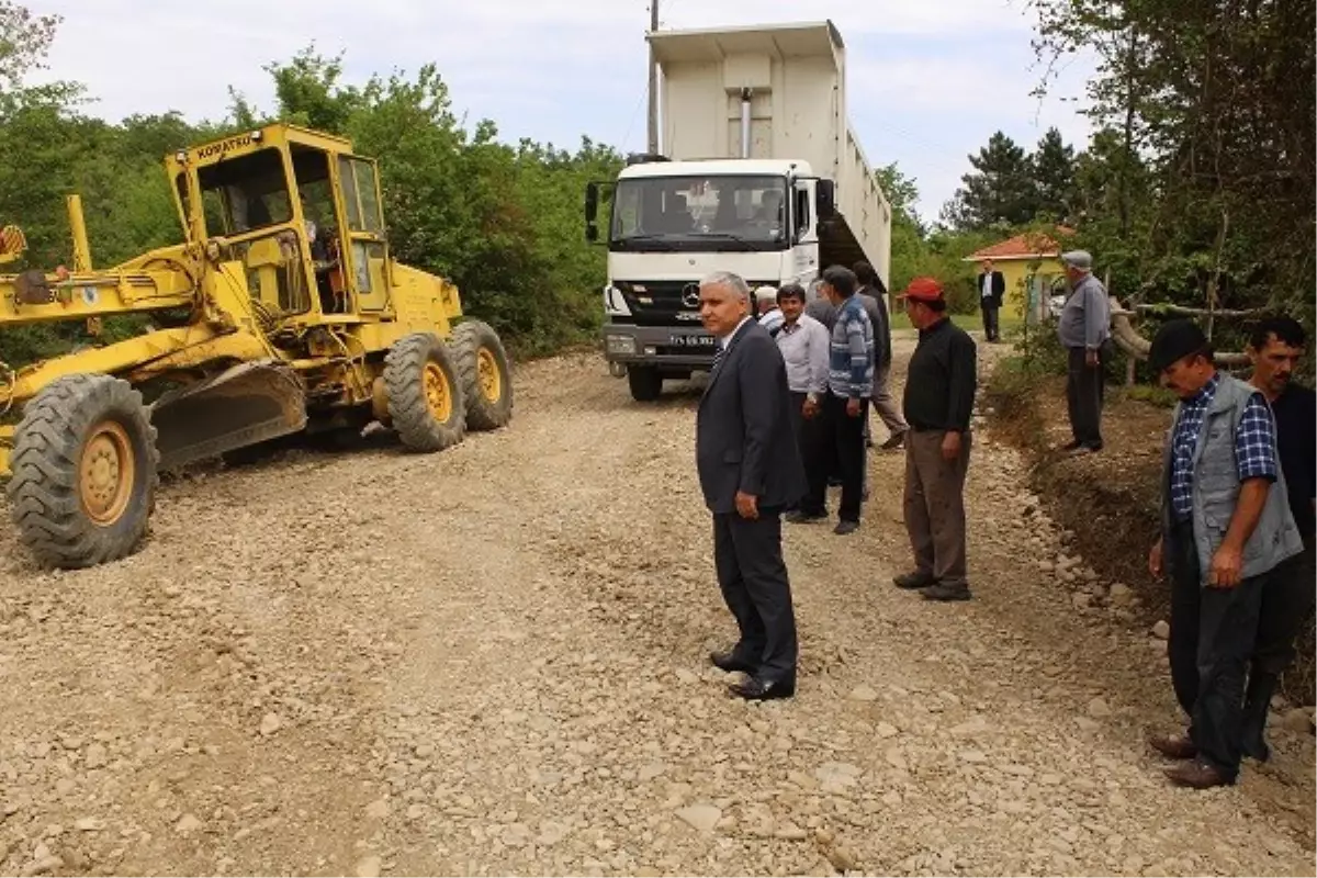 Bartın\'da Stabilize Yol Çalışmaları Başladı