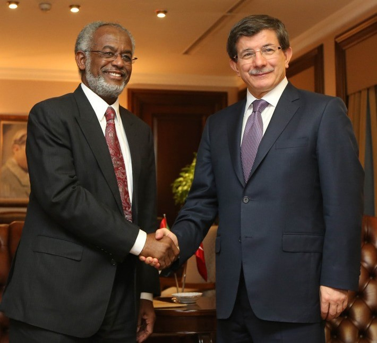 Davutoğlu-Karti Ortak Basın Toplantısı
