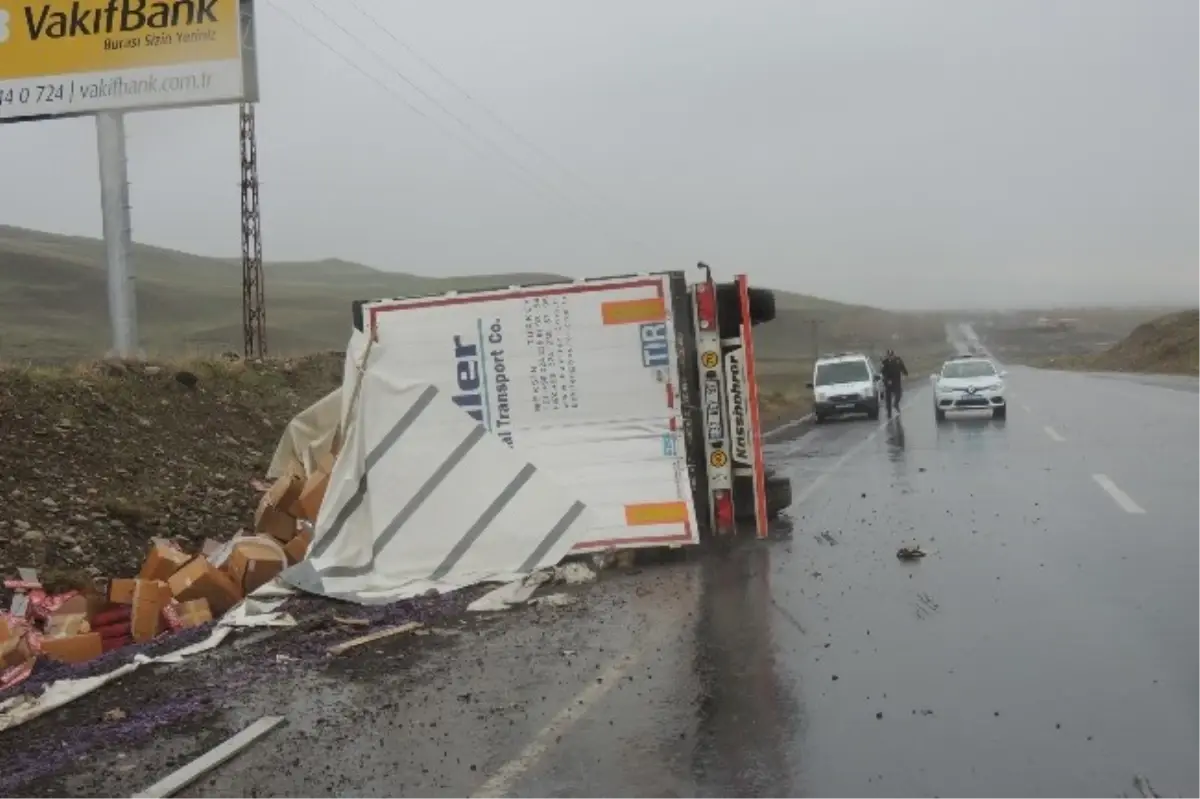 Eleşkirt\'te Trafik Kazası: 1 Yaralı