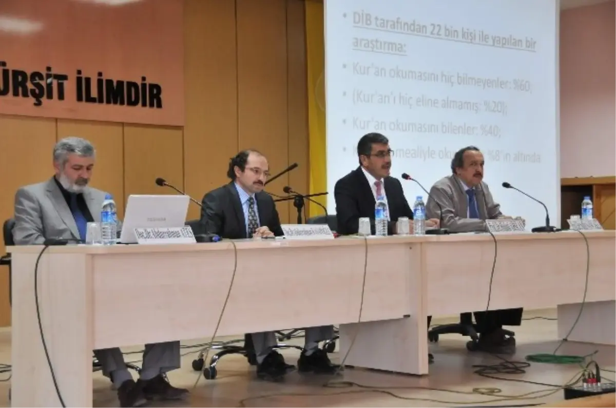 Hz.peygamber, Din ve Samimiyet' Konulu Panel Düzenlendi