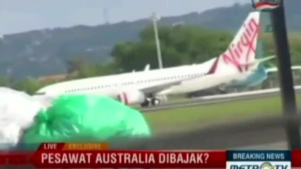 Kaçırılma Alarmı Verilen Uçak Bali\'de