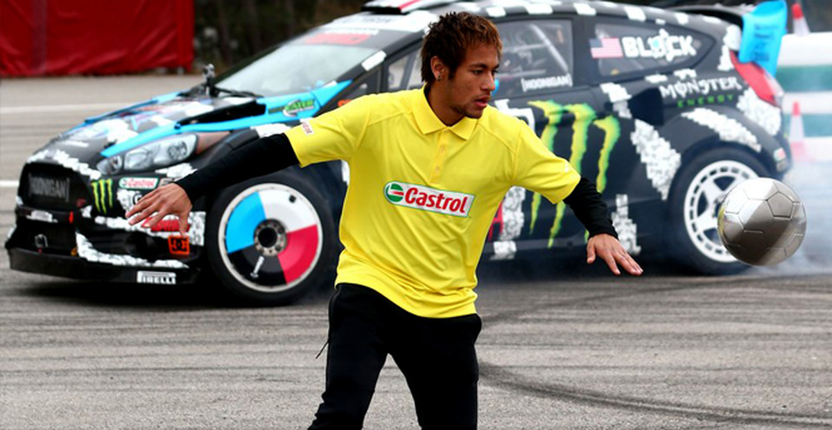 Neymar ile Ken Block Kapışması