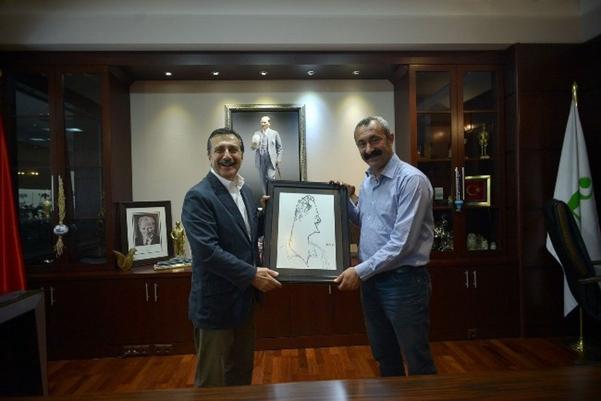 Ovacık Belediye Başkanı Maçoğlu'ndan Başkan Ataç'a Ziyaret