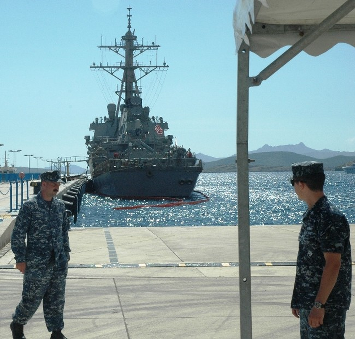 Amerikan Savaş Gemisi Bodrum\'da