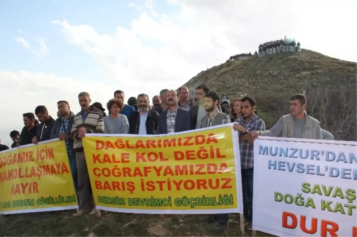 Tunceli\'de Kalekol Protestosunda 2 Kişi Yaralandı