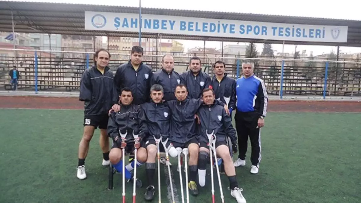 Şahinbey Belediye Abpute Futbol Takımı Süperlige Çıktı