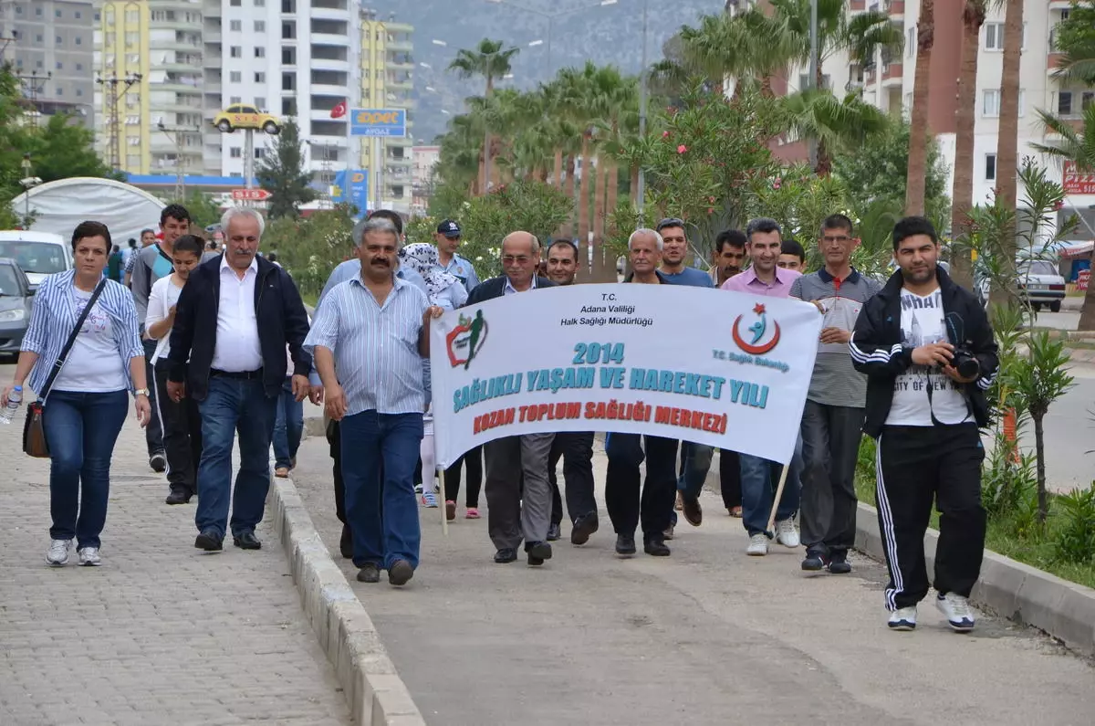 Kozan\'da Belediye Çalışanları Sağlıklı Yaşam İçin Yürüdü