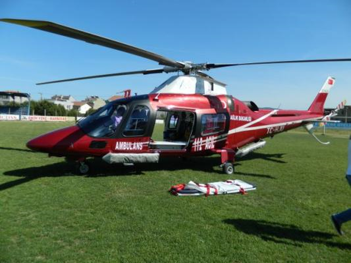 Ambulans Helikopter Gece Hayat Kurtaracak