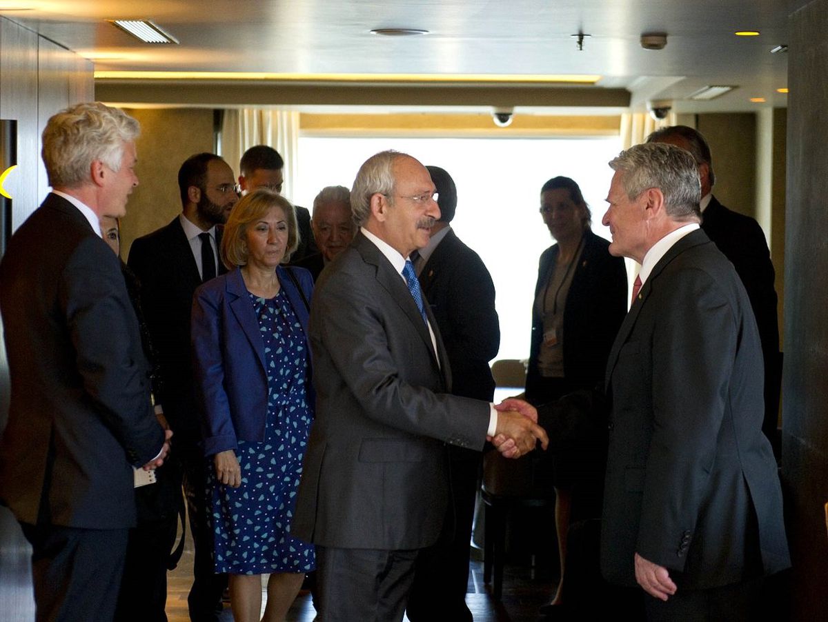 Kılıçdaroğlu, Almanya Cumhurbaşkanı Gauck ile Görüştü