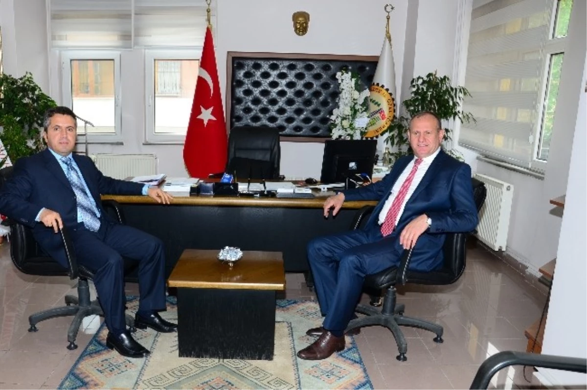 Başkan Keleş\'ten Genel Sekreter Muharrem Tozan\'a Ziyaret
