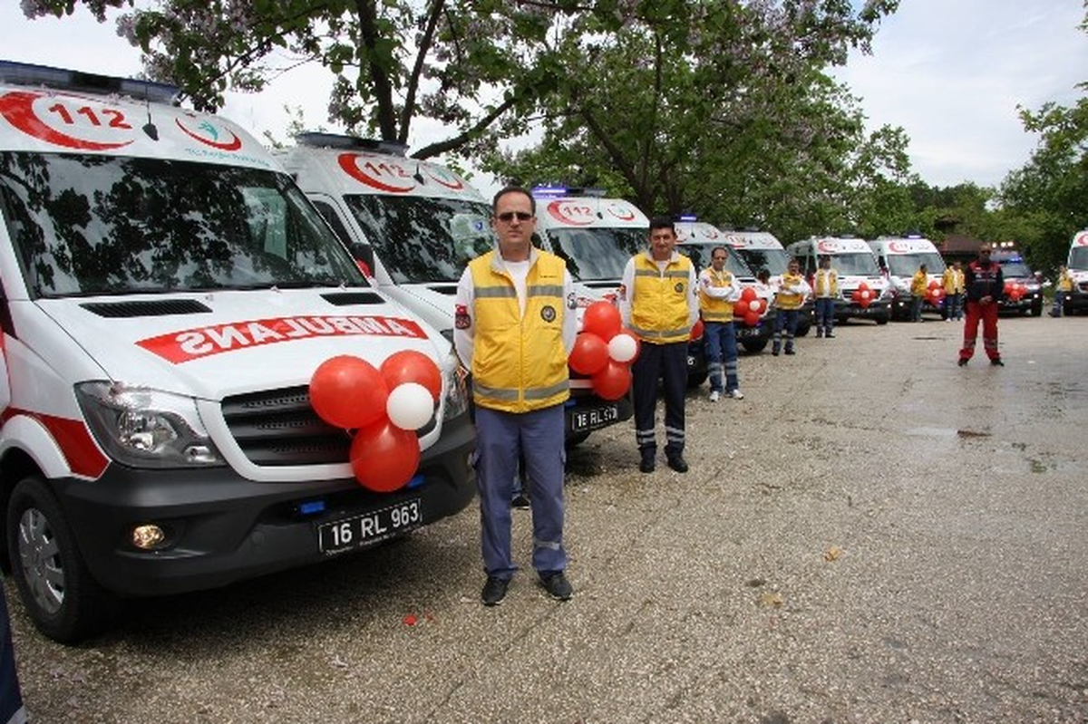Bursa\'ya 32 Yeni Ambulans
