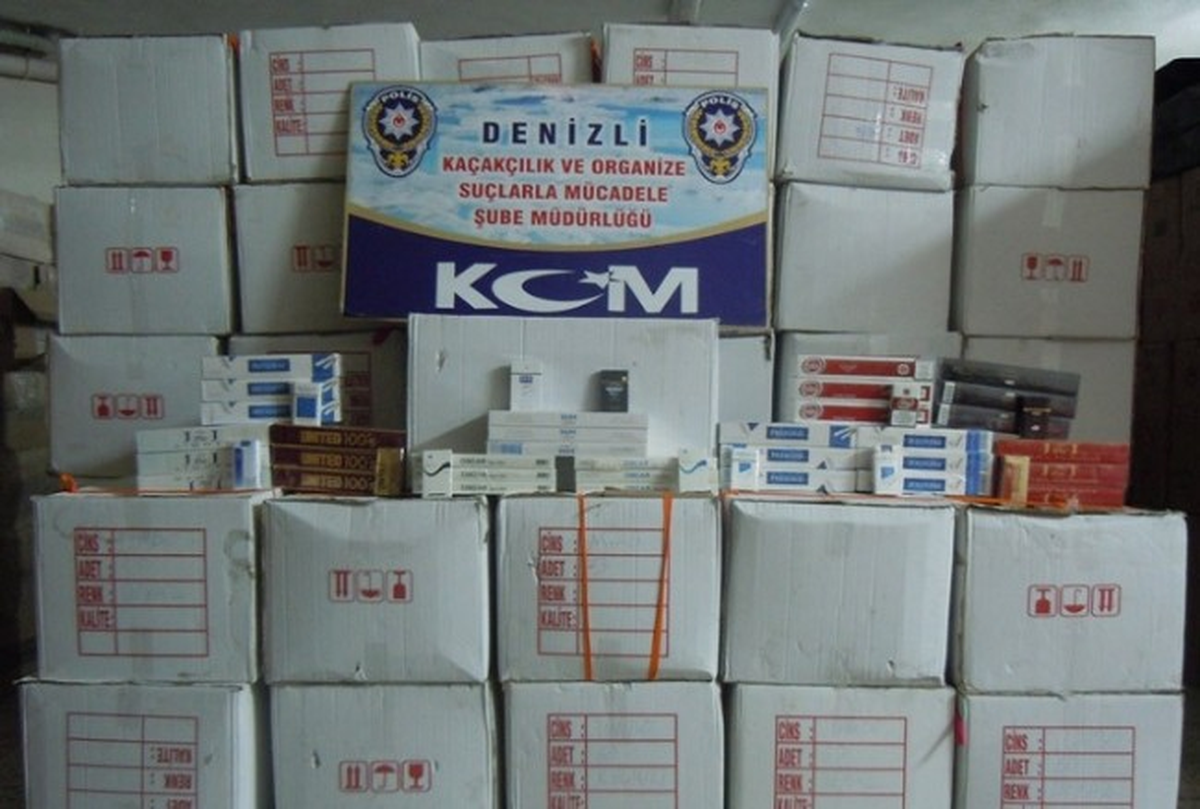 Denizli\'de Kaçak Sigara Operasyonu