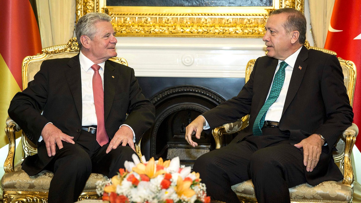 Erdoğan, Almanya Cumhurbaşkanı Gauck\'la Görüştü