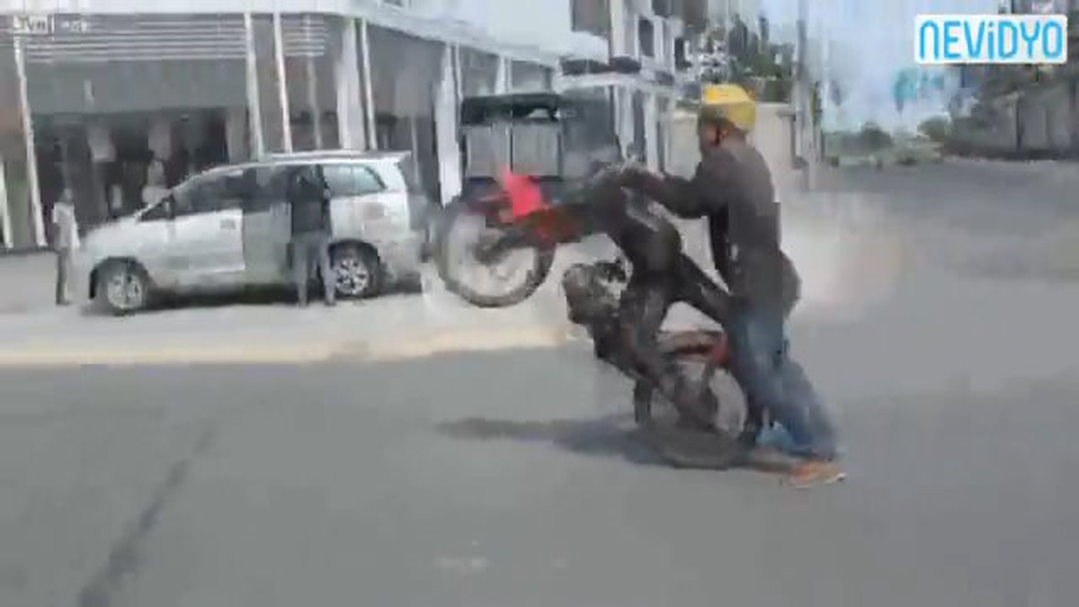 Motorcular Bile Şaşırdı