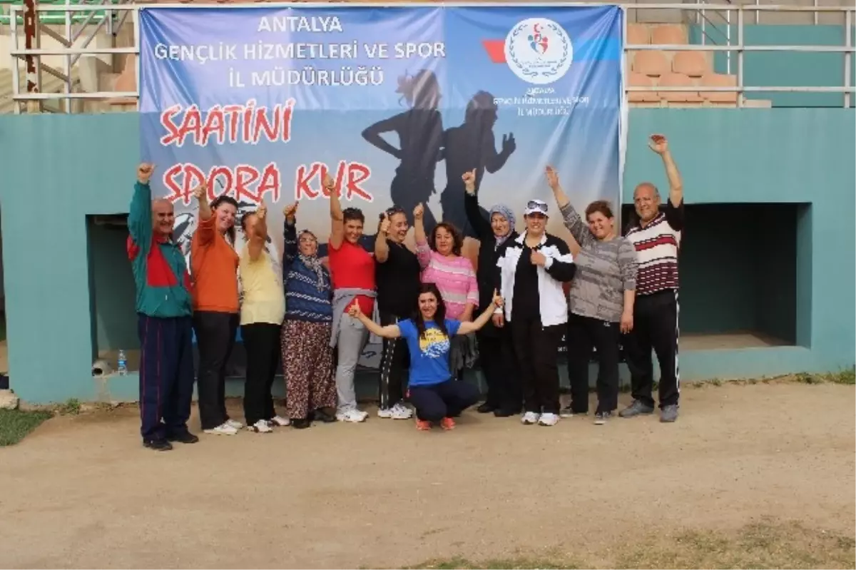 Sağlık İçin "Saatini Spora Kur" Projesi