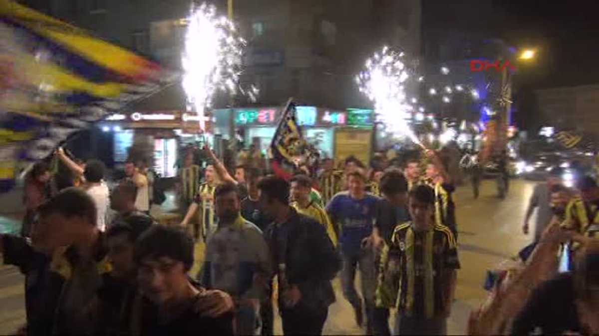 Tokat\'ta Fenerbahçe Coşkusu