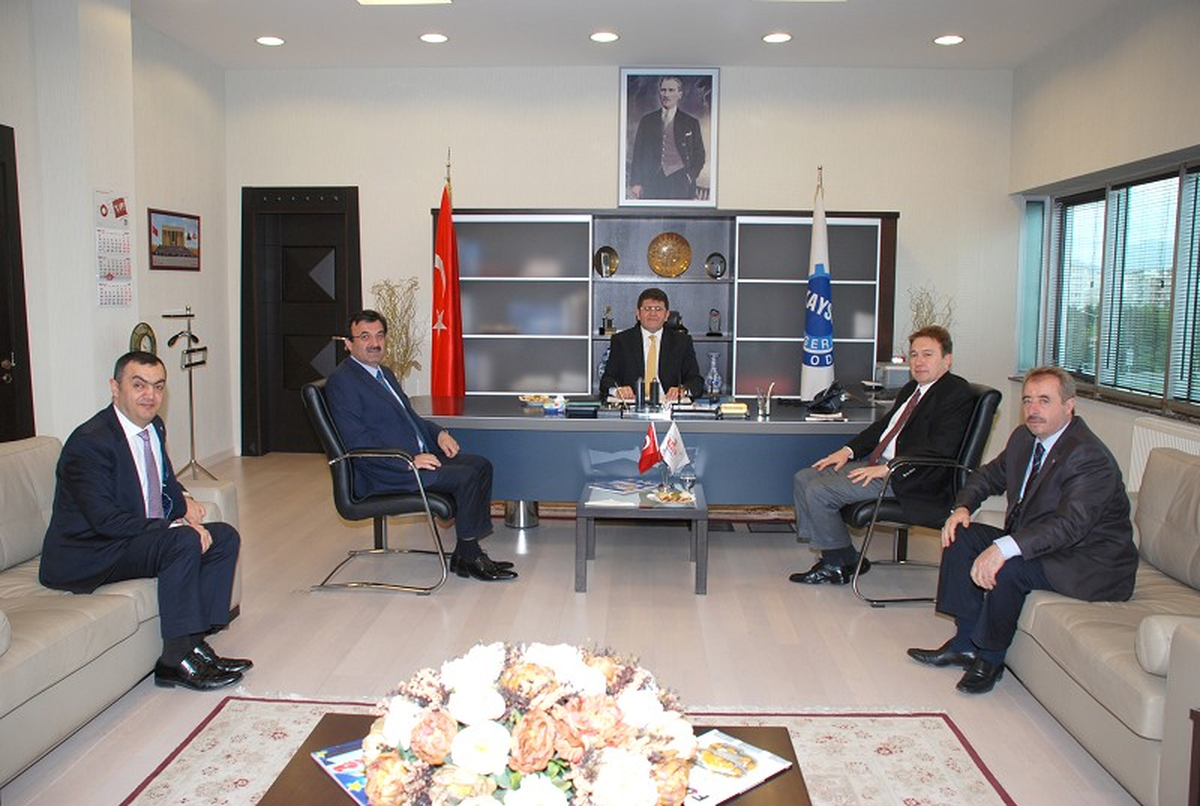 Agü Rektörü Prof. Dr. Sabuncuoğlu, Kayso\'yu Ziyaret Etti