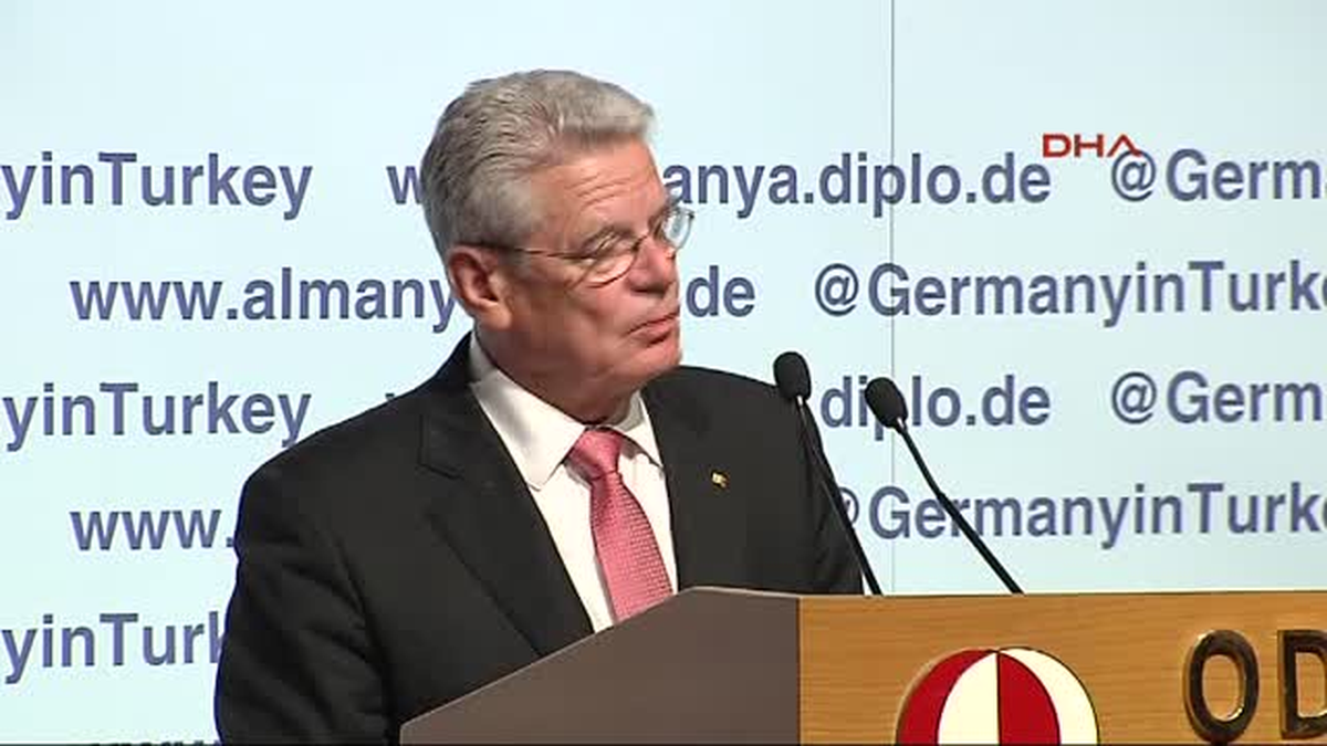 Almanya Cumhurbaşkanı Gauck ODTÜ\'de