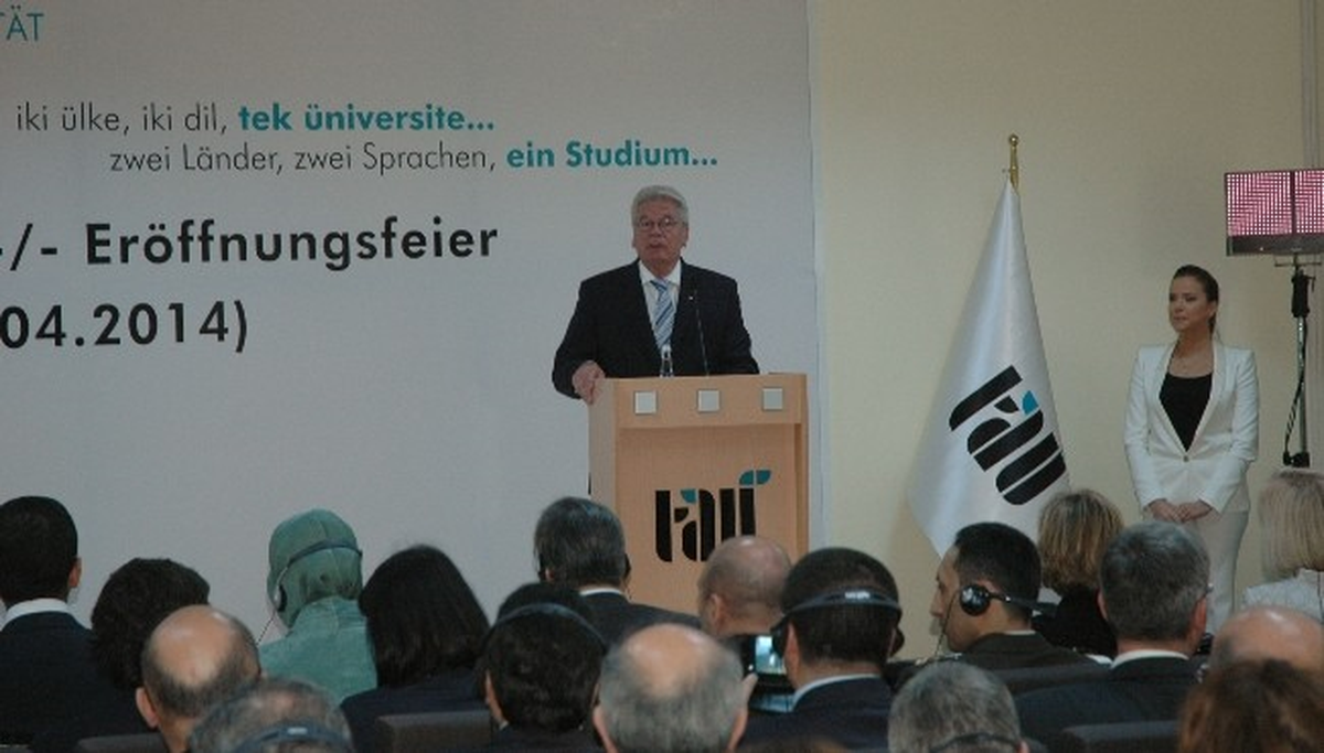 Almanya Cumhurbaşkanı Gauck: "Türkiye ile Bilim İlişkilerinde Yeni Bir Fasıl Açıyoruz"