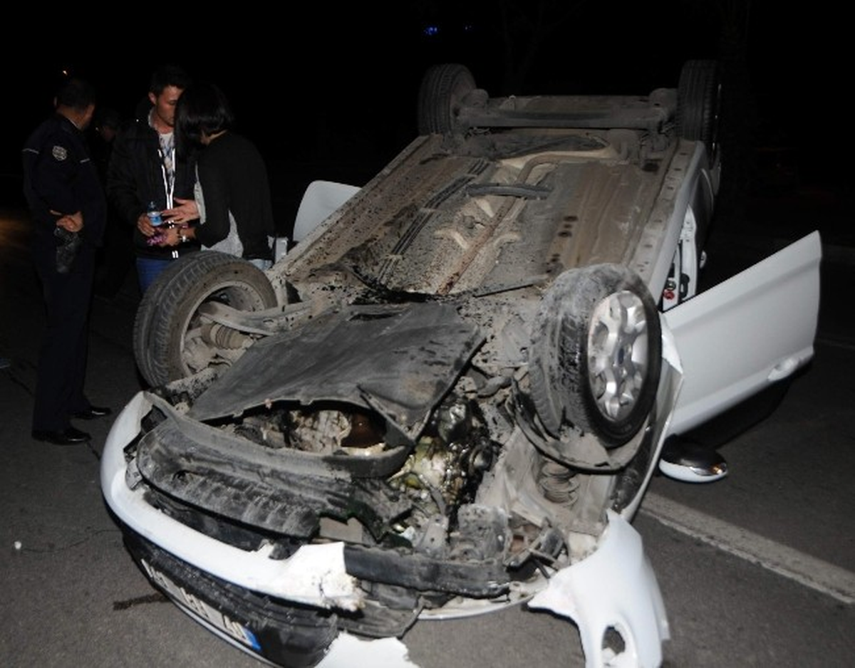 Alkollü Kadın Sürücü, Polise Zor Anlar Yaşattı