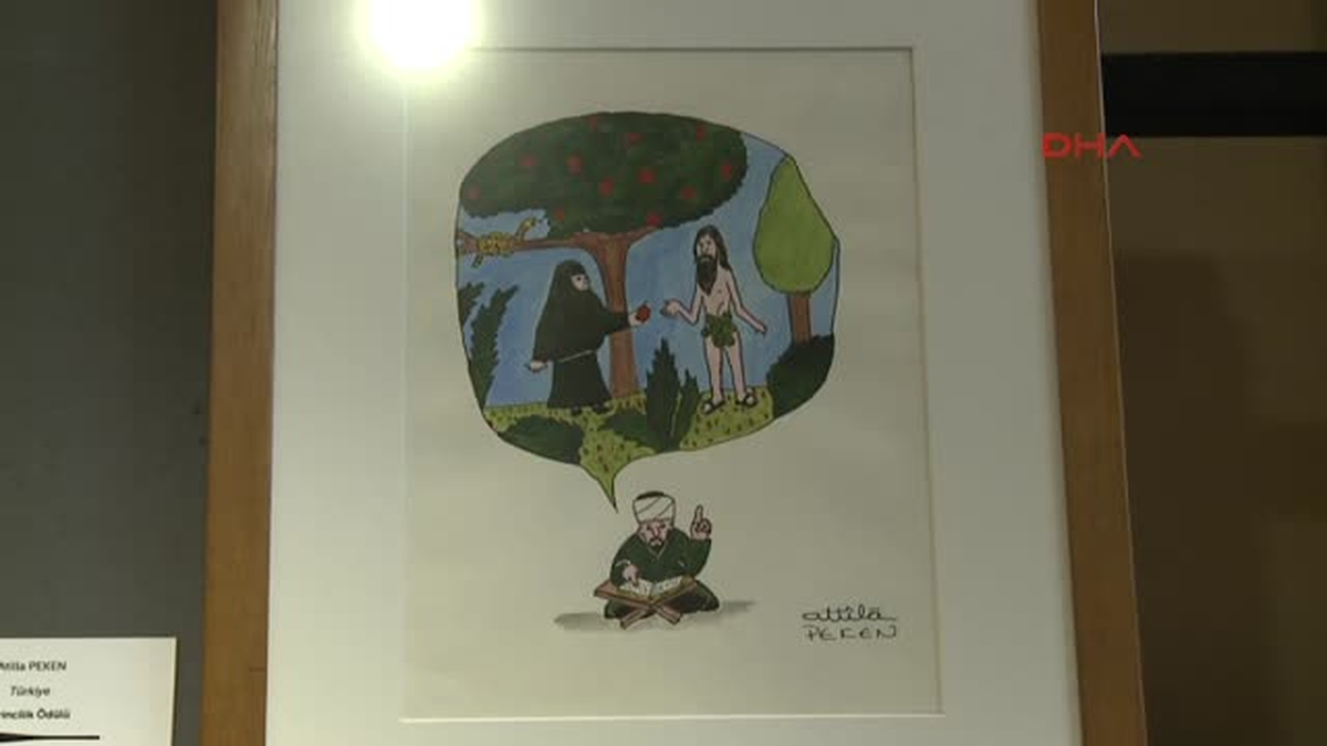 Aydın Doğan Karikatür Yarışması Sergisi Bursa\'da