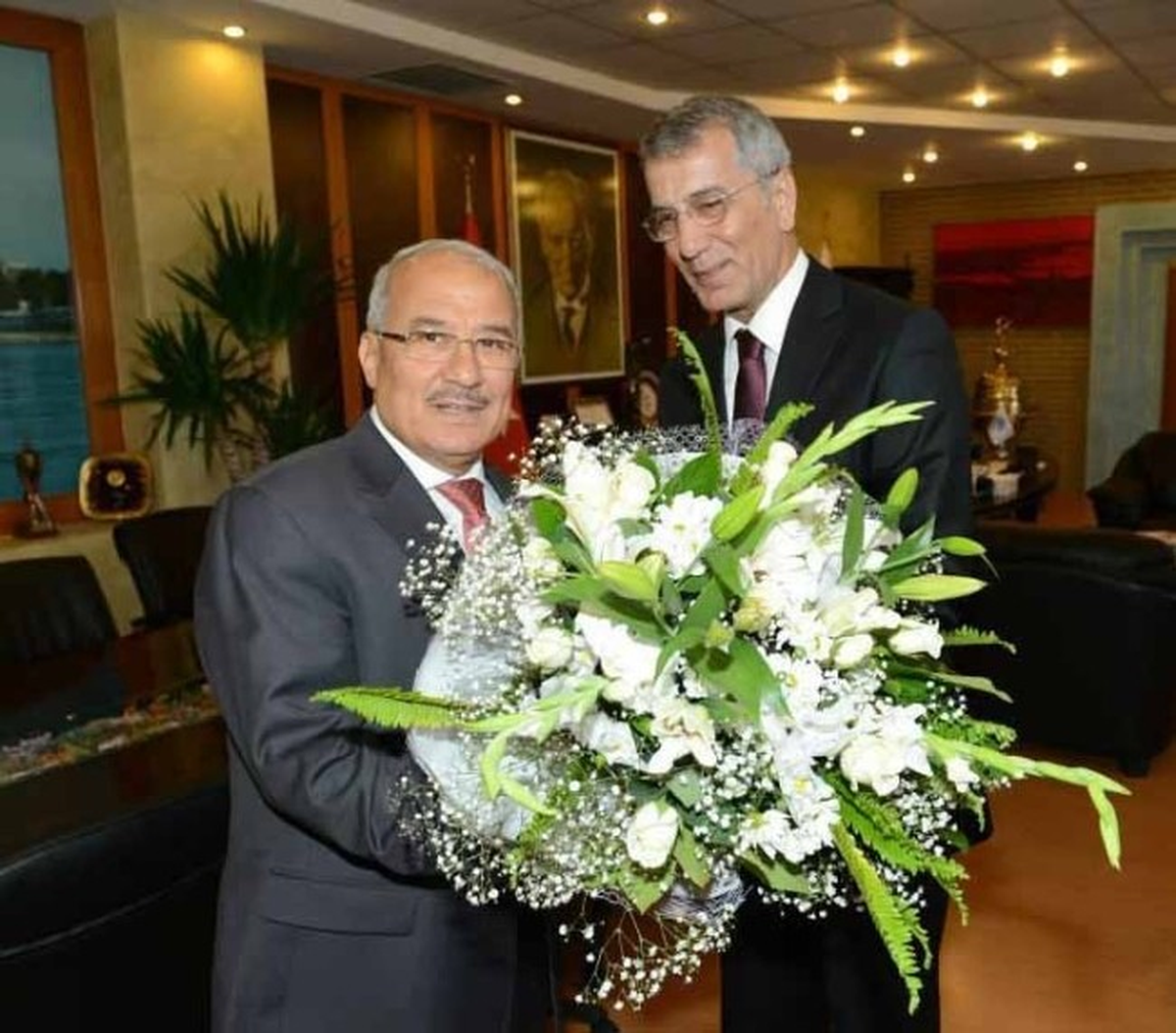 Başkan Tarhan\'dan Başkan Kocamaz\'a Ziyaret