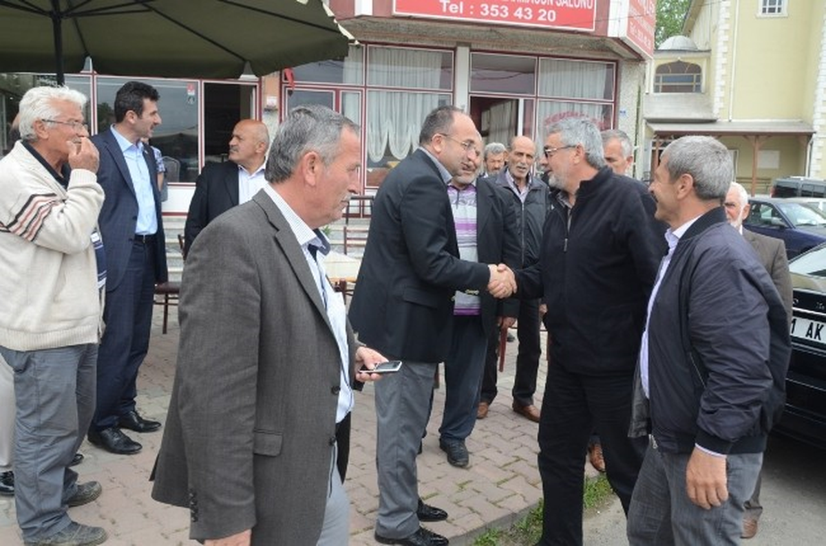 Başkan Üzülmez Acısu\'da Kanaat Önderleriyle Buluştu