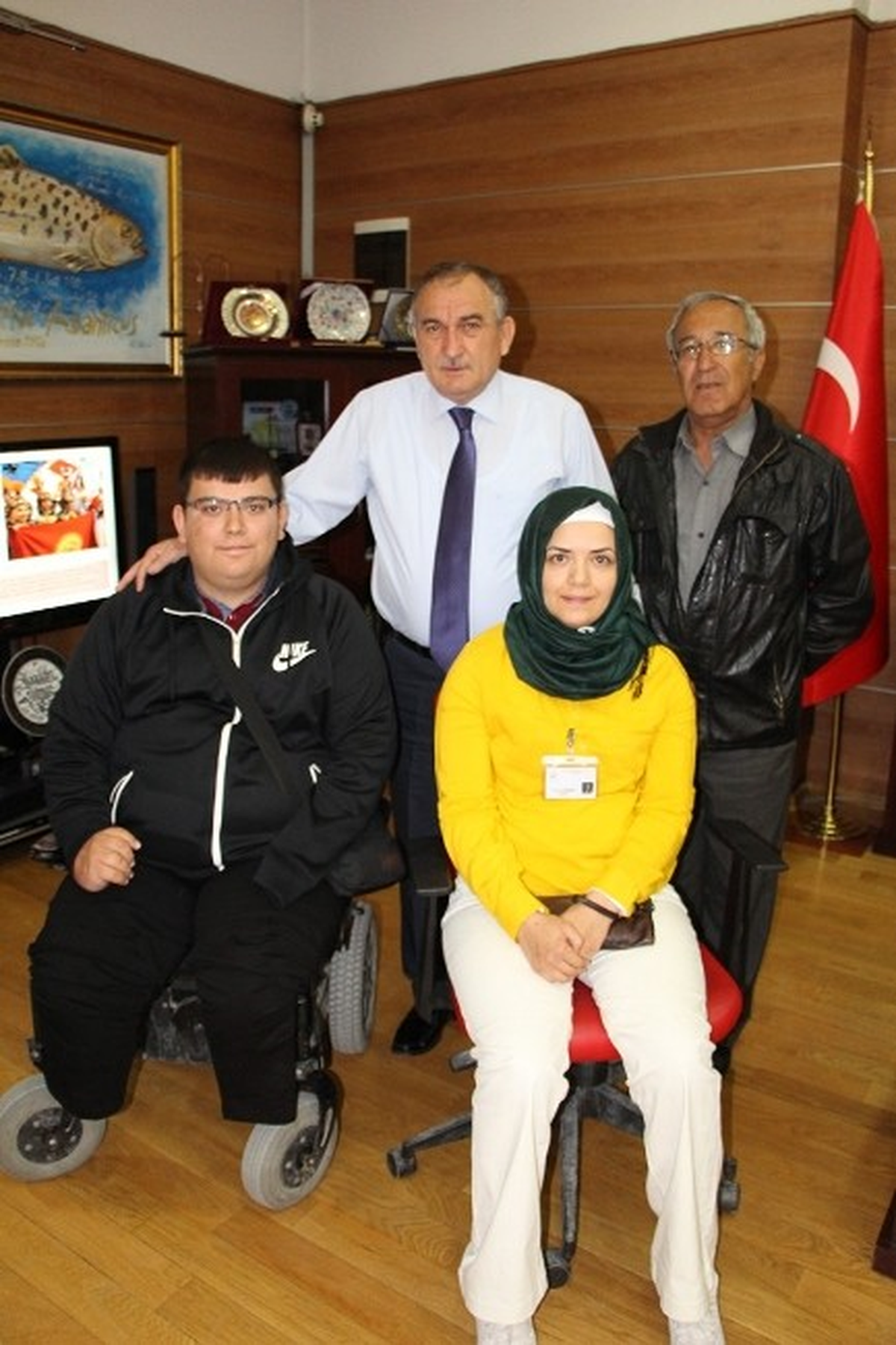 Başkan Yılmaz Engellileri Kabul Etti