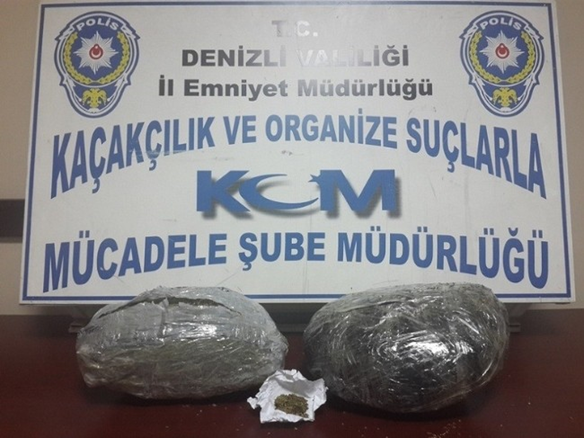 Denizli\'de Dört Kilo Esrar Ele Geçirildi