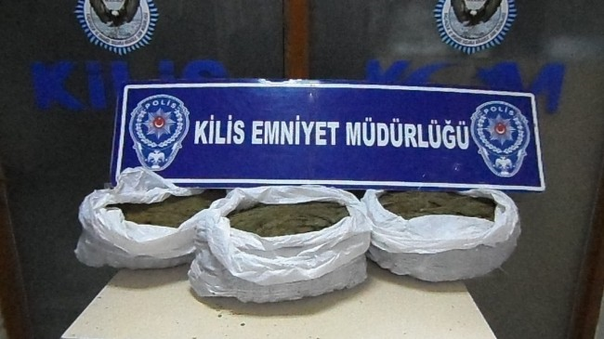 Kilis\'te 16 Kilo 800 Gram Esrar Yakalandı