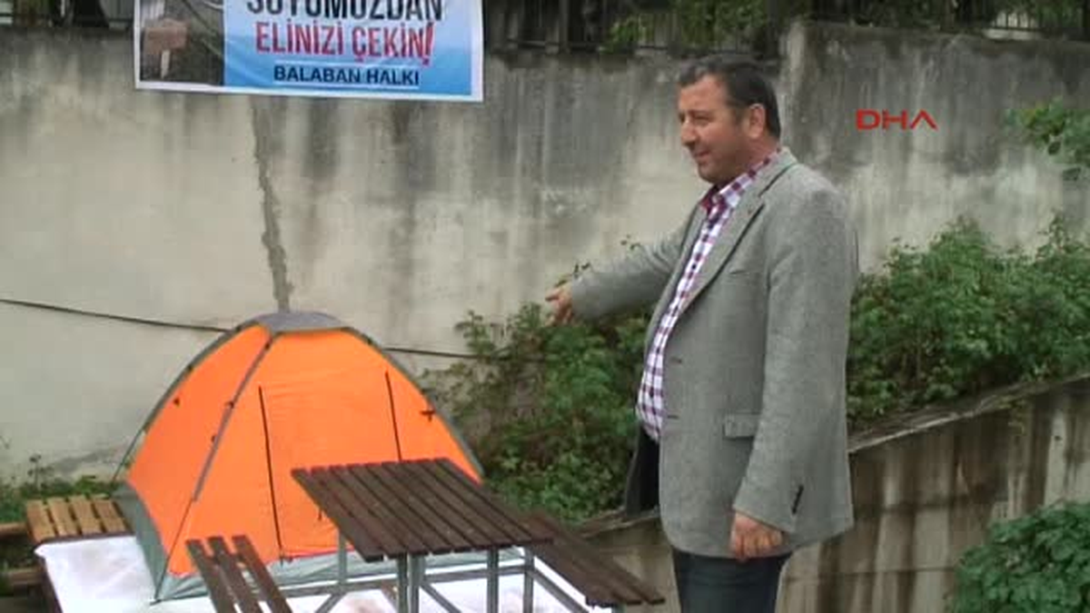 Köylülerin Dere Nöbeti