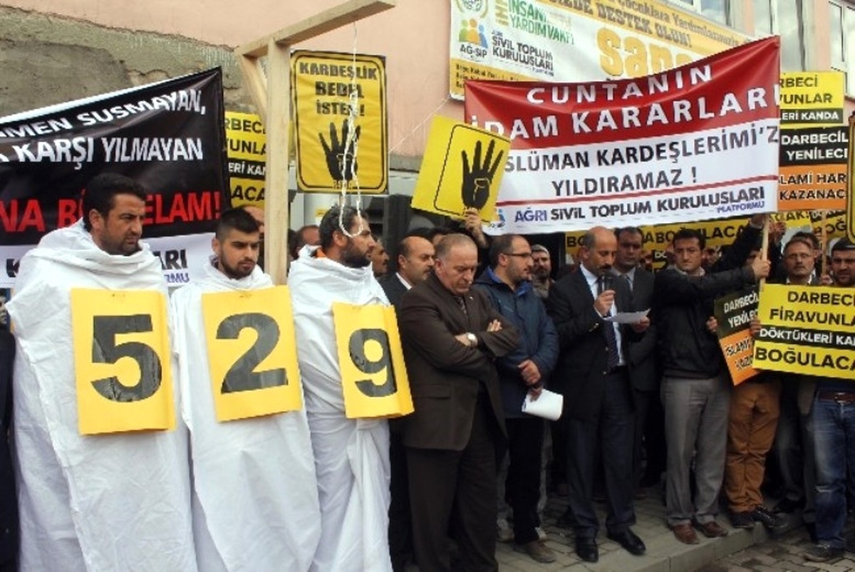 Ağrı\'da STK\'lardan İdam Cezalarına Tepki