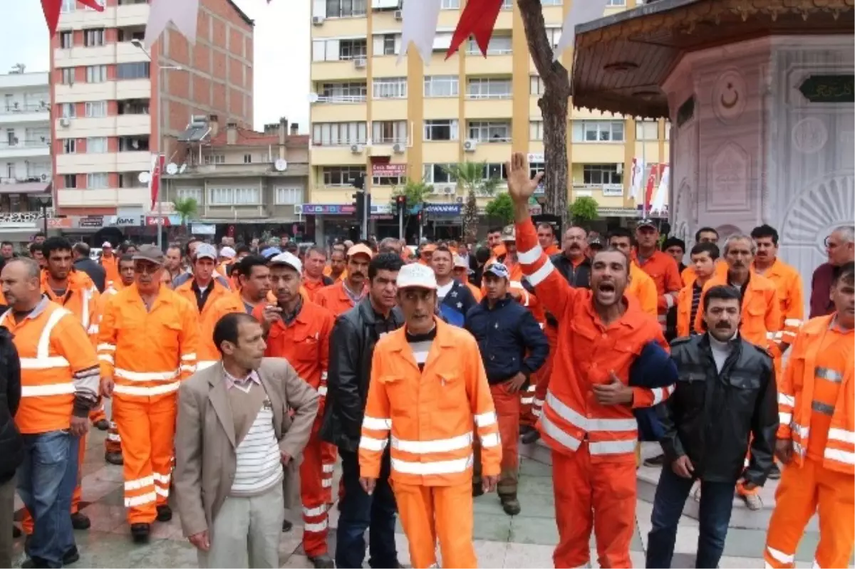 2 Ay Ücretsiz İzne Çıkarılan 200 İşçi Eylem Yaptı