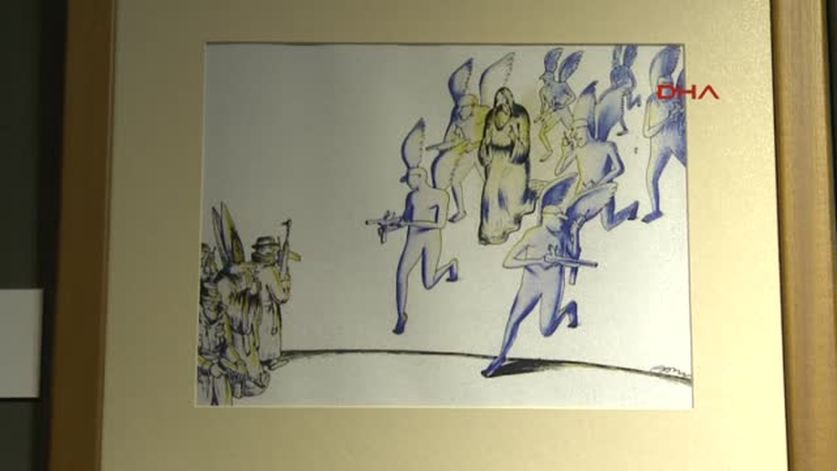 Aydın Doğan Karikatür Yarışması Sergisi Bursa\'da