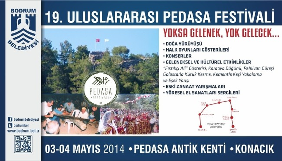 Bodrum 19. Uluslararası Pedasa Festivali Başlıyor