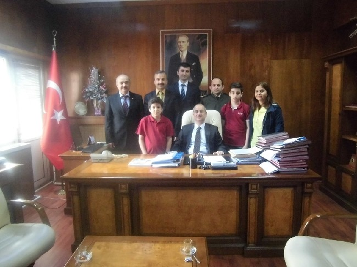 Bu Benim Eserim\' Proje Ekibi Kaymakam Yaman\'ı Ziyaret Etti