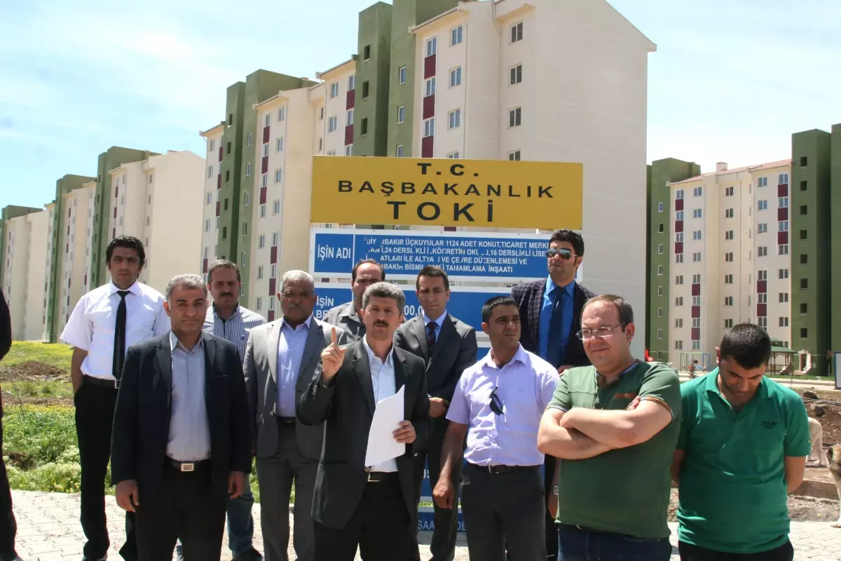 Diyarbakır'da TOKİ Protesto Edildi