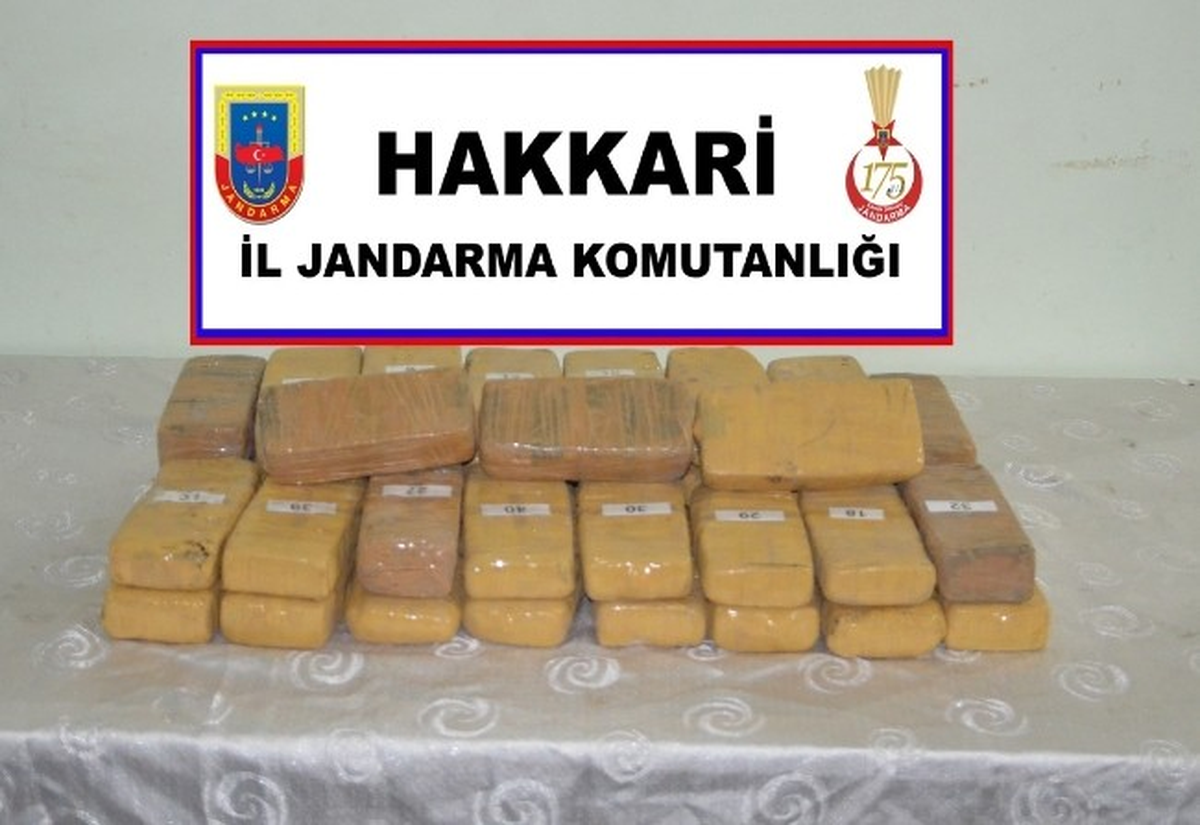 Hakkari\'de Dur İhtarına Uymayan Araçta Eroin Bulundu