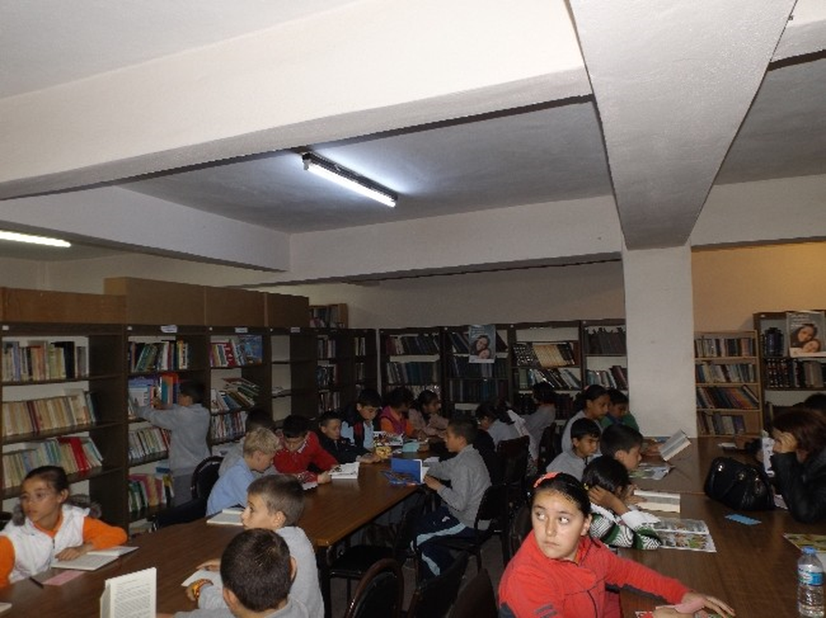 İlkokul Öğrencilerinden Okuma Etkinliği