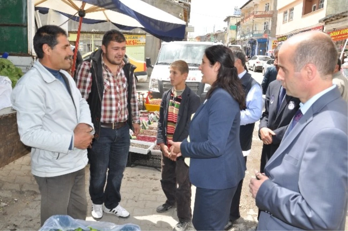 Kadın Belediye Başkanından Esnaf Ziyareti
