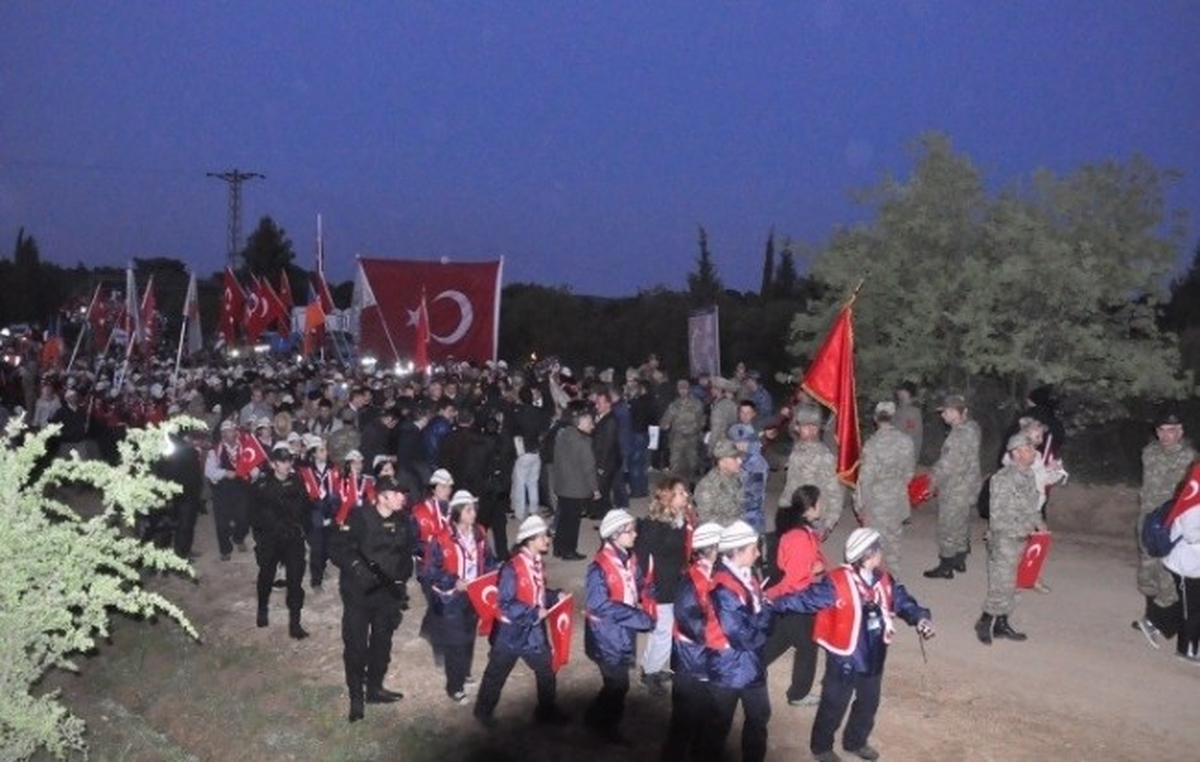 Klü Ata\'nın Yolunda 57.alay Yürüyüşüne Katıldı