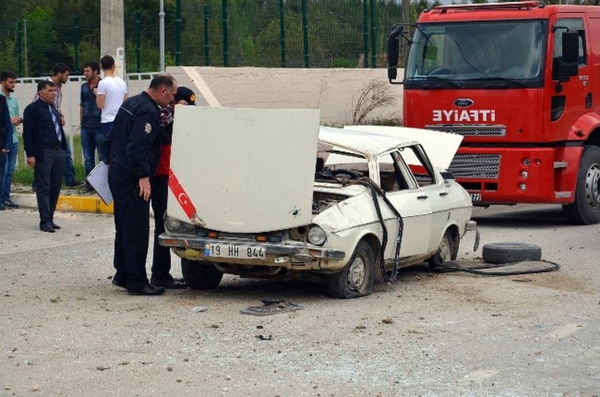 Osmancık\'ta Trafik Kazası