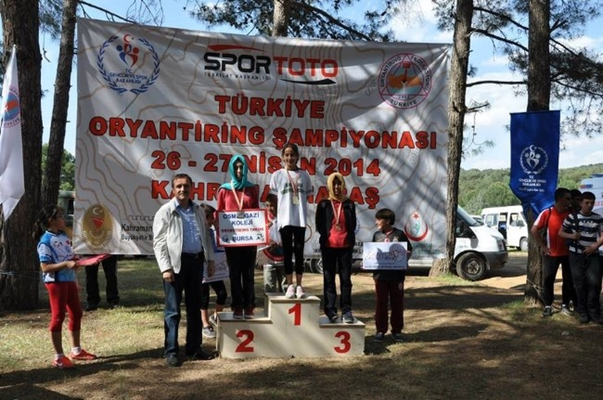 Osmangazi Koleji Oryantiring Türkiye Şampiyonasından Kupayla Döndü