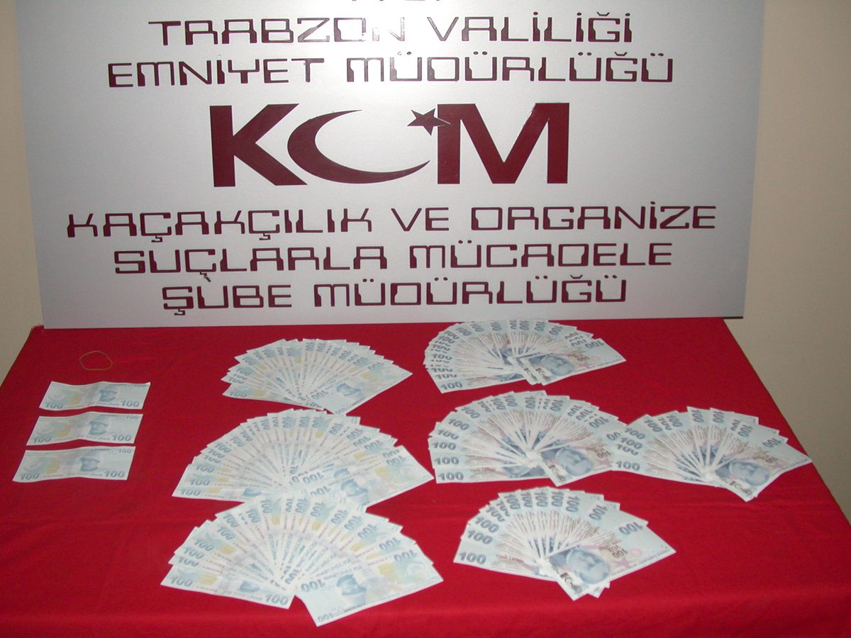 Trabzon\'da Sahte Para Operasyonu