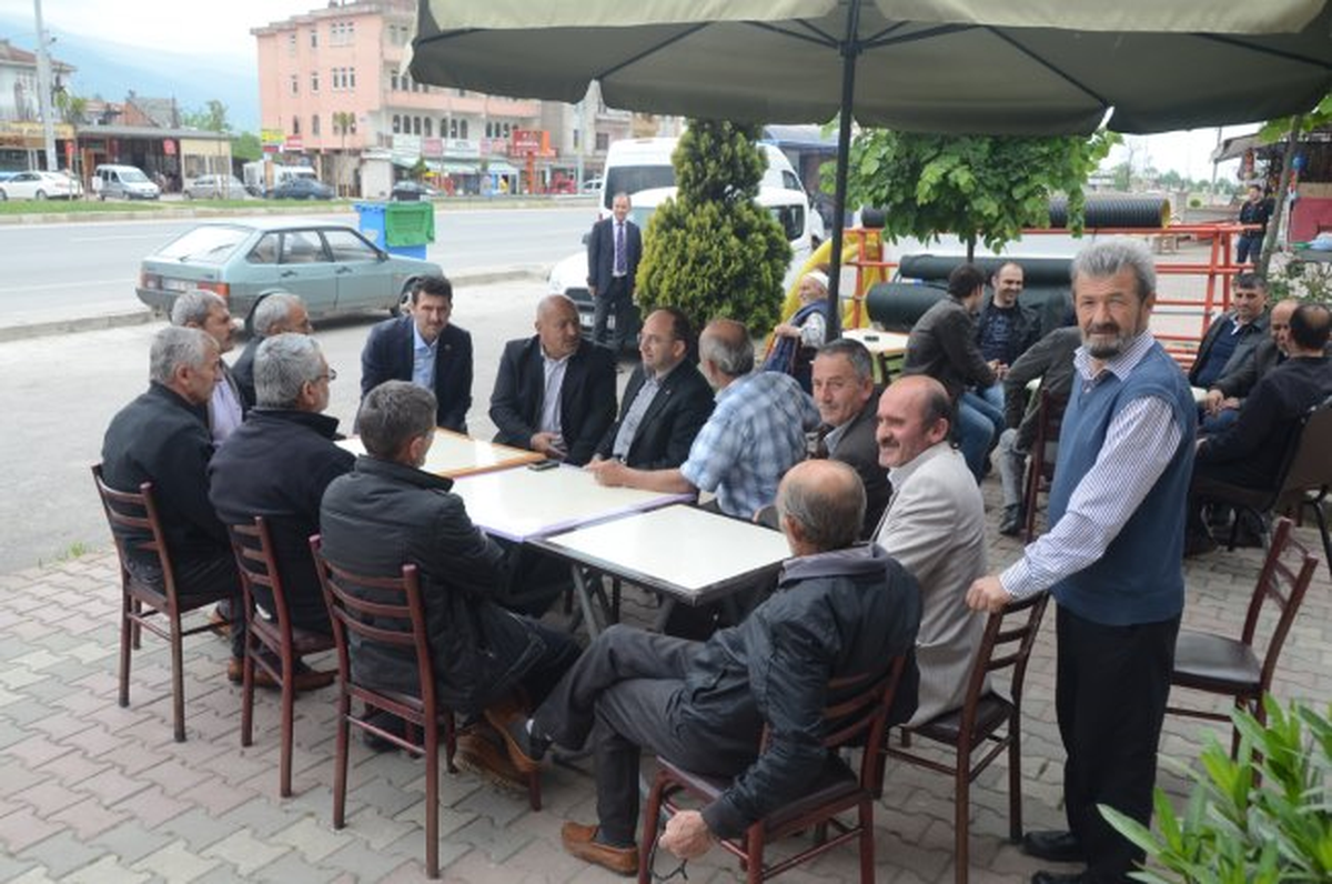 Üzülmez, Acısu\'da Kanaat Önderleriyle Sohbette Buluştu