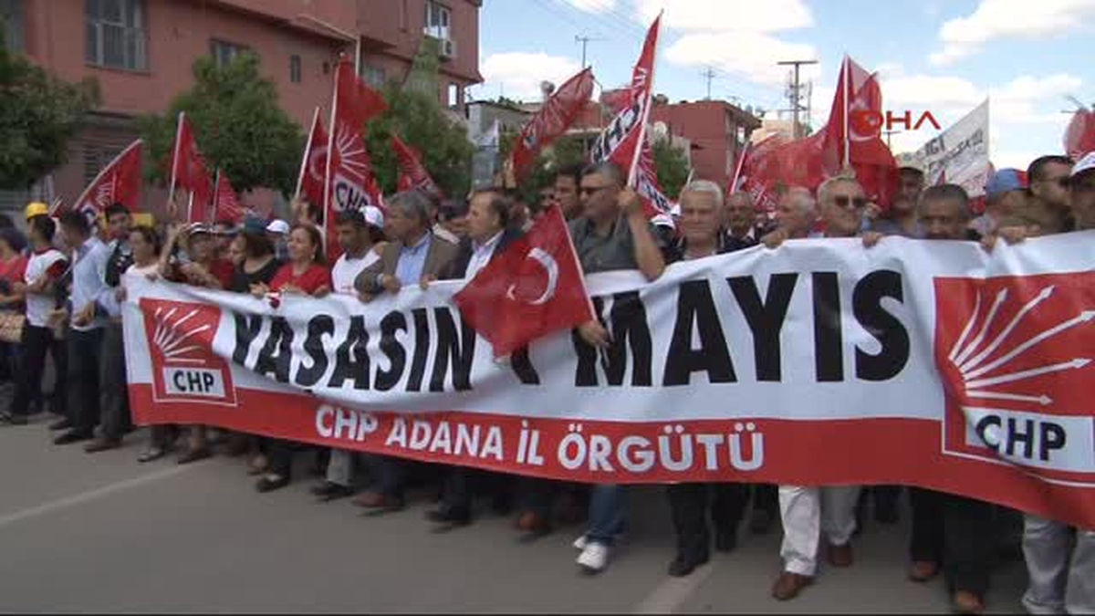 Adana\'da 1 Mayıs Coşkuyla Kutlandı