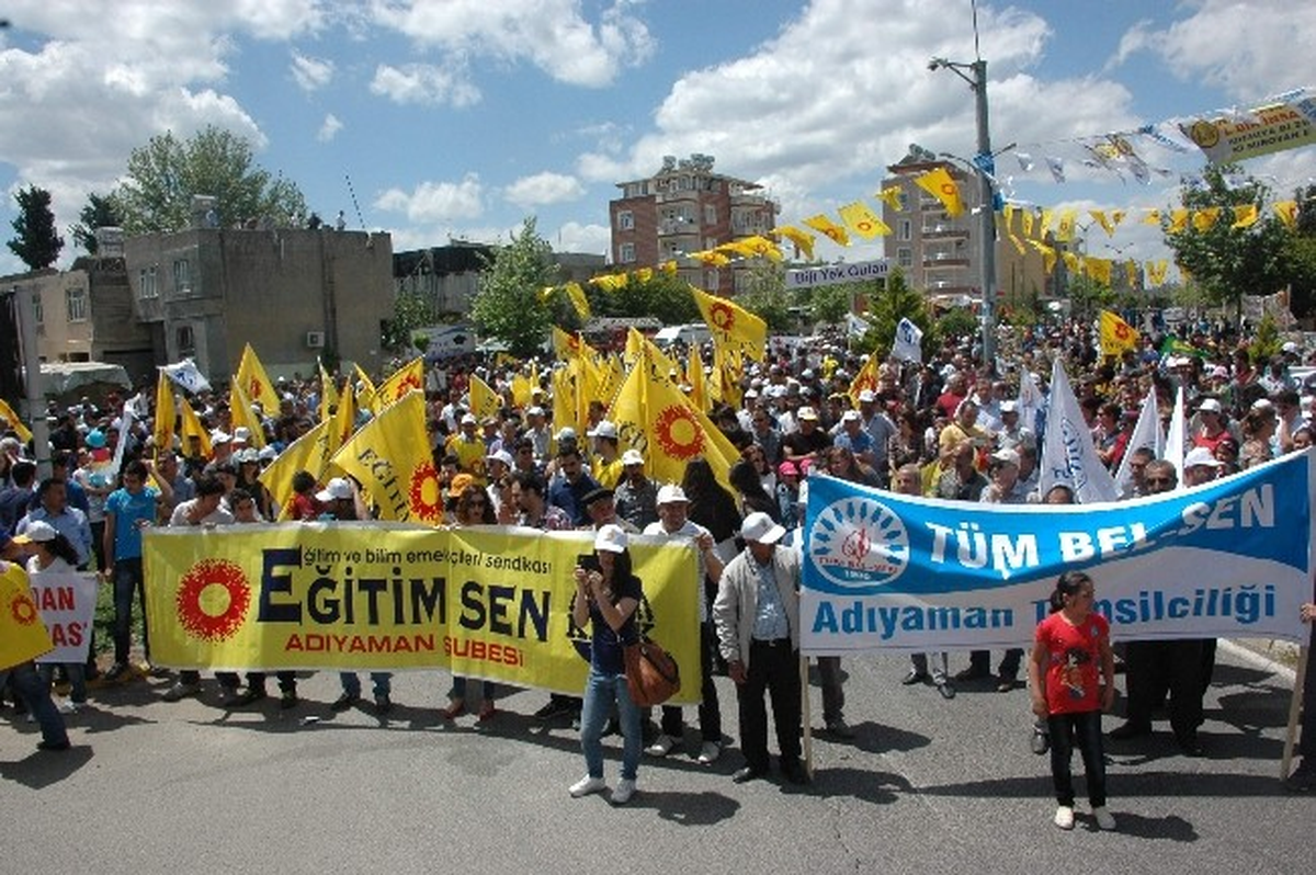 Adıyaman\'da 1 Mayıs Kutlaması